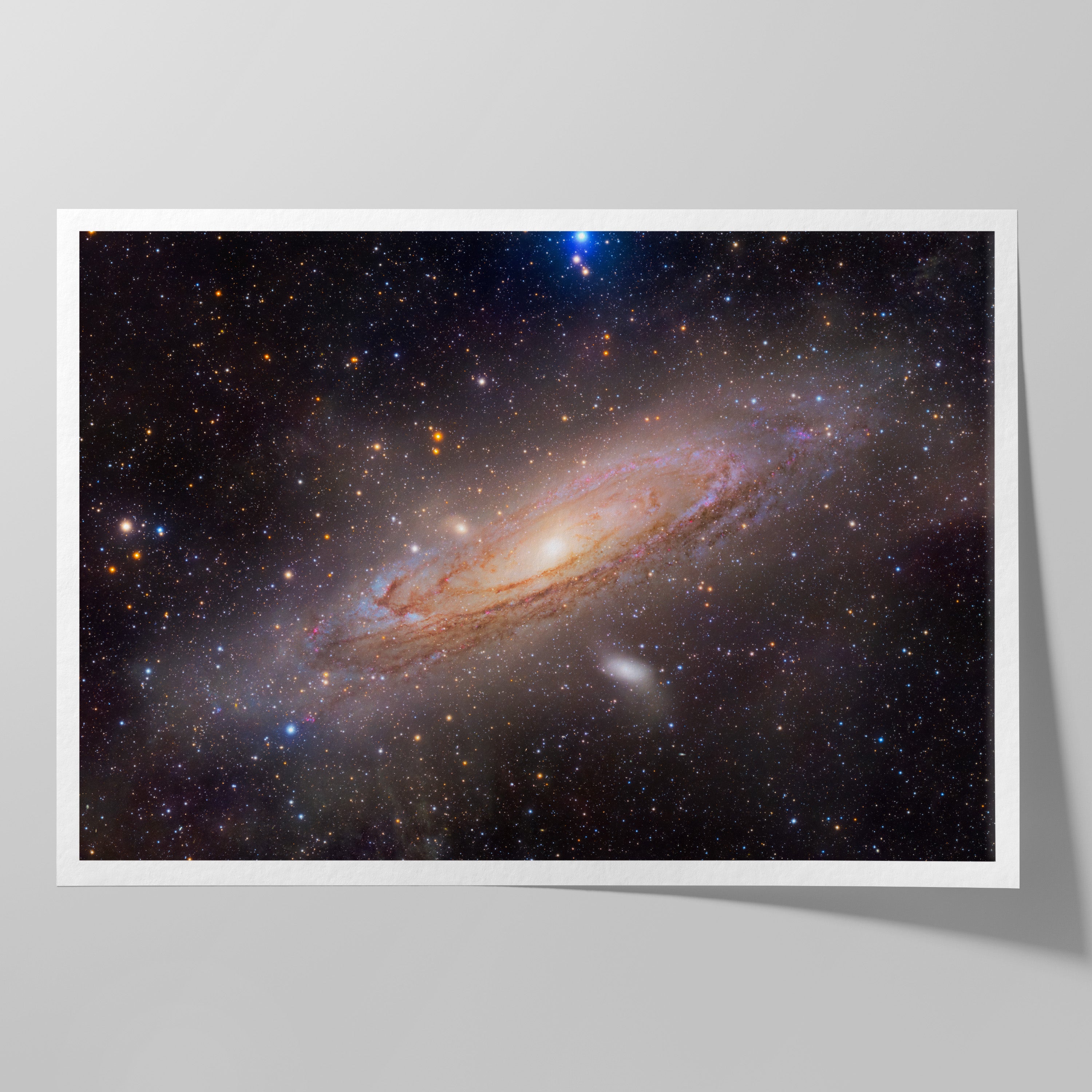 Andromeda Galaxy in natural colours