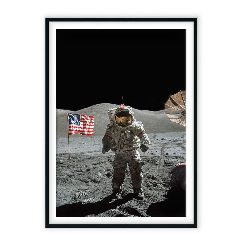 Astronaut Reflection Art Print 40x50cm